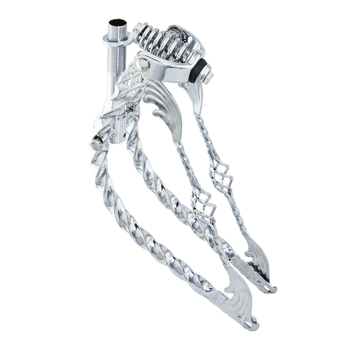 20 Lowrider Bent Square Twisted Spring Fork 1 Inch...